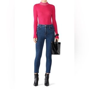 DREYDEN Pink Dione Sweater Size Small $495